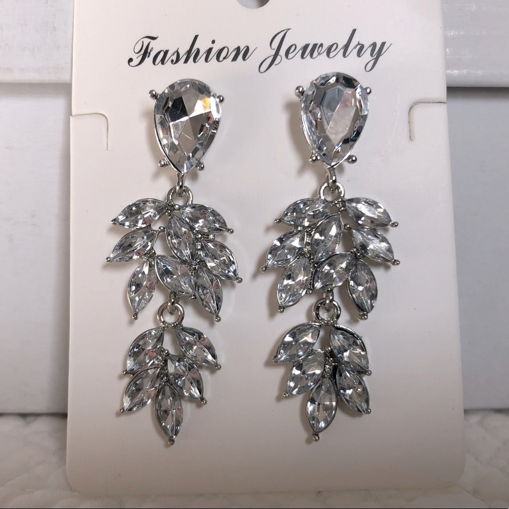 Crystal Dangling Earrings